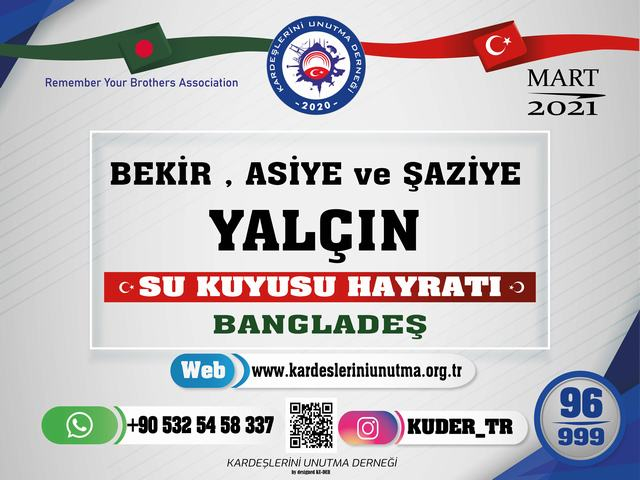 Bekir Asiye ve Şaziye Yalçın Su Kuyusu Hayratı