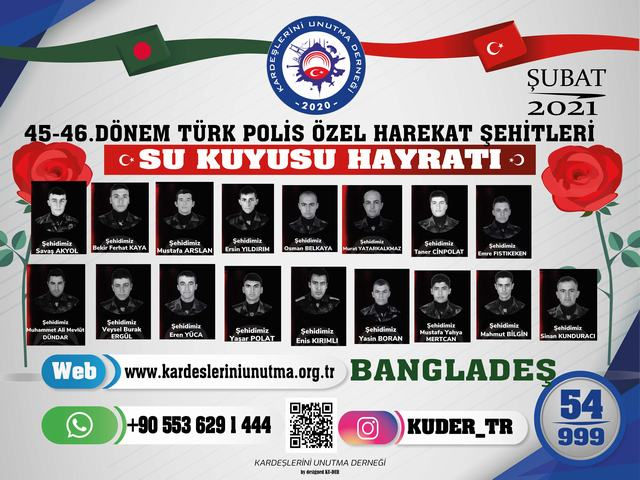 45 - 46. Dönem Türk Polis Özel Harekat Şehitleri