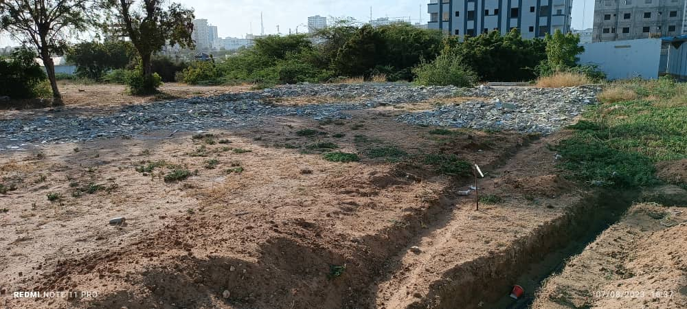 Somali’de yapımı devam eden camimizin temel betonu atıldı...