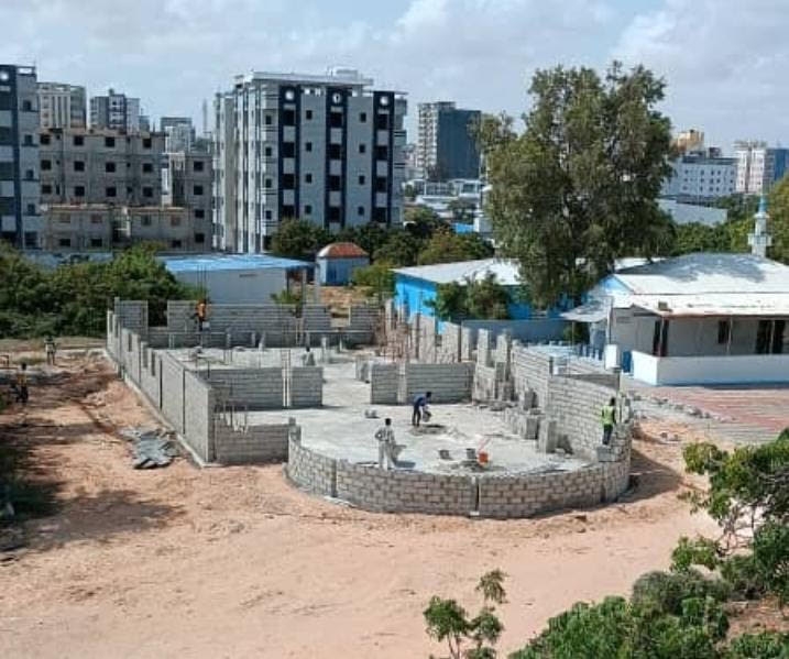 Somali’de ki Camimizin inşaatı hızla devam ediyor...