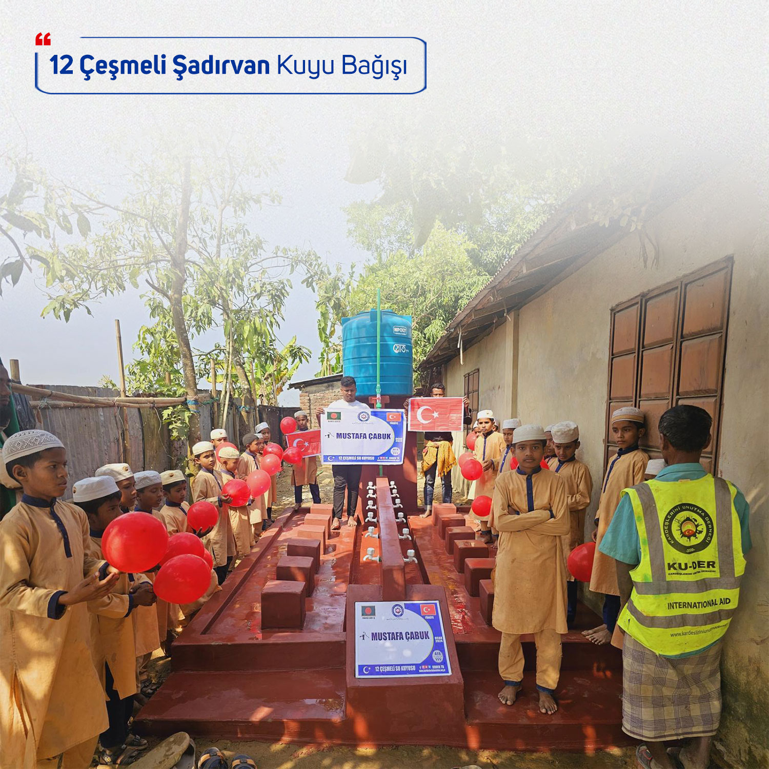 12 Çeşmeli Şadırvan Kuyu Bağışı (BANGLADEŞ)